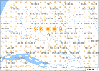 map of San-shih-chang-li