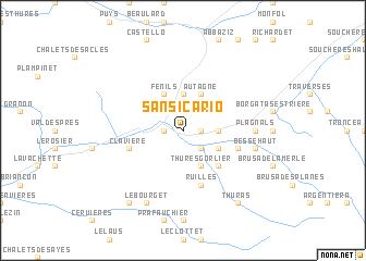 map of San Sicario