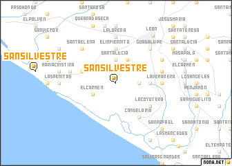map of San Silvestre