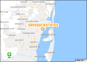 map of San Souci Estates