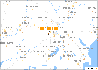 map of Sansueña