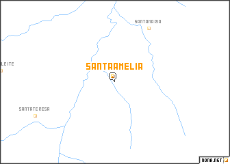 map of Santa Amélia