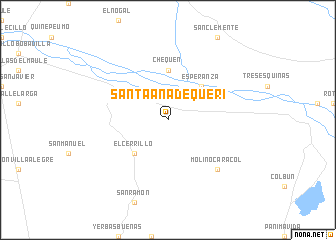 map of Santa Ana de Queri