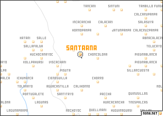 map of Santa Ana