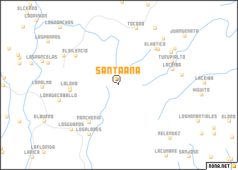 map of Santa Ana