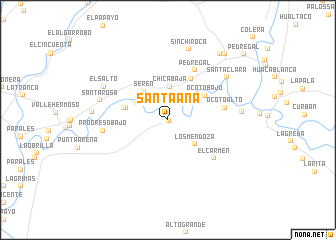 map of Santa Ana