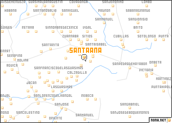 map of Santa Ana