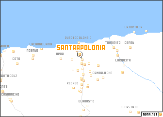 map of Santa Apolonia