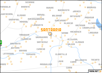 map of Santa Aria