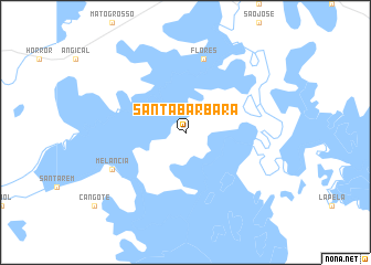 map of Santa Bárbara