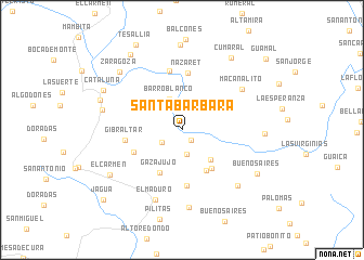 map of Santa Barbara