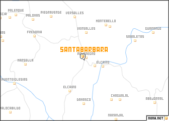 map of Santa Bárbara