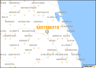 map of Santa Berta
