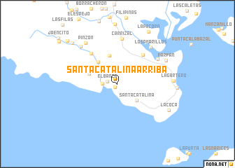 map of Santa Catalina Arriba