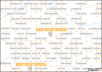 map of Santa Catarina