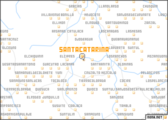 map of Santa Catarina