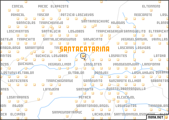 map of Santa Catarina