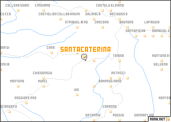 map of Santa Caterina