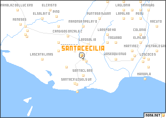 map of Santa Cecilia