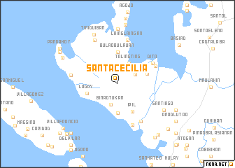 map of Santa Cecilia