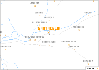 map of Santa Celia