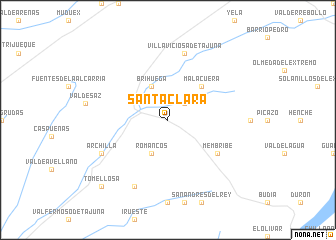 map of Santa Clara