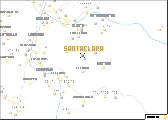 map of Santa Clara