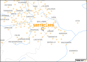 map of Santa Clara