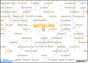 map of Santa Clara