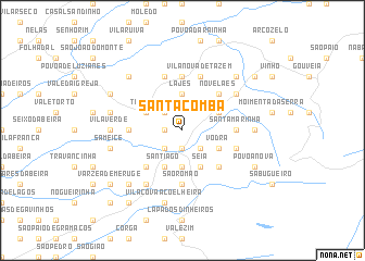 map of Santa Comba