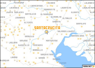 map of Santa Crucita