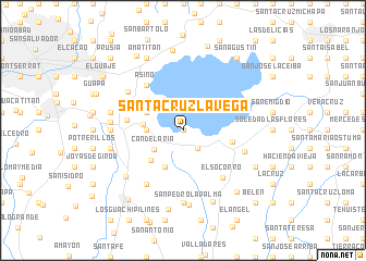 map of Santa Cruz La Vega