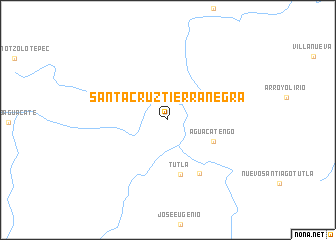 map of Santa Cruz Tierra Negra