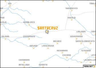 map of Santa Cruz