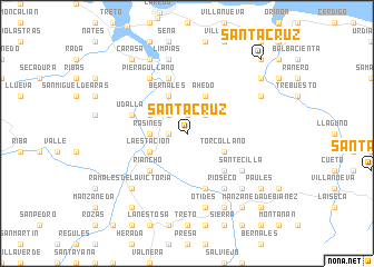 map of Santa Cruz