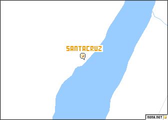 map of Santa Cruz