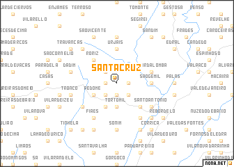 map of Santa Cruz