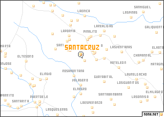 map of Santa Cruz