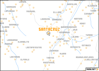 map of Santa Cruz