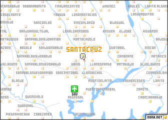 map of Santa Cruz