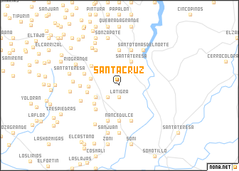 map of Santa Cruz