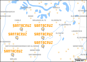 map of Santa Cruz