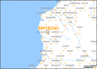 map of Santa Cruz