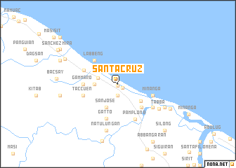 map of Santa Cruz