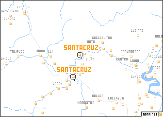 map of Santa Cruz