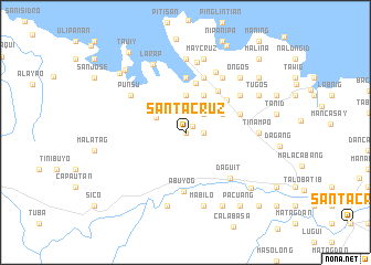 map of Santa Cruz