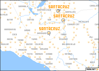 map of Santa Cruz