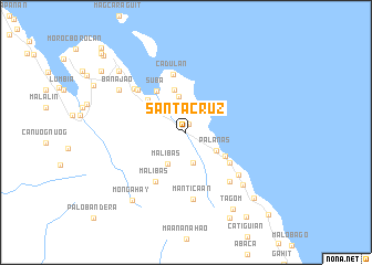 map of Santa Cruz