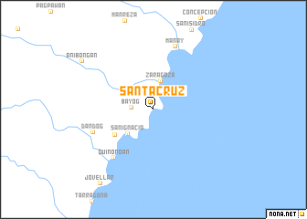 map of Santa Cruz