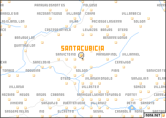 map of Santa Cubicia